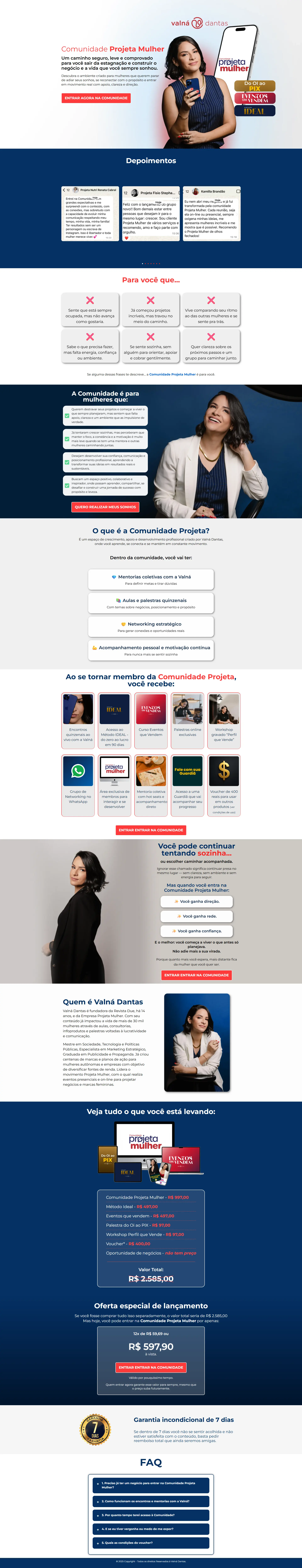 Valná Dantas - Comunidade Projeta Mulher